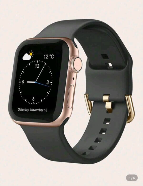 1pc Unisex Silicone Sports Watch Band,