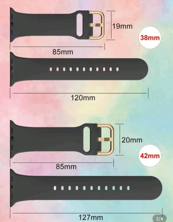 1pc Unisex Silicone Sports Watch Band, - Image 4