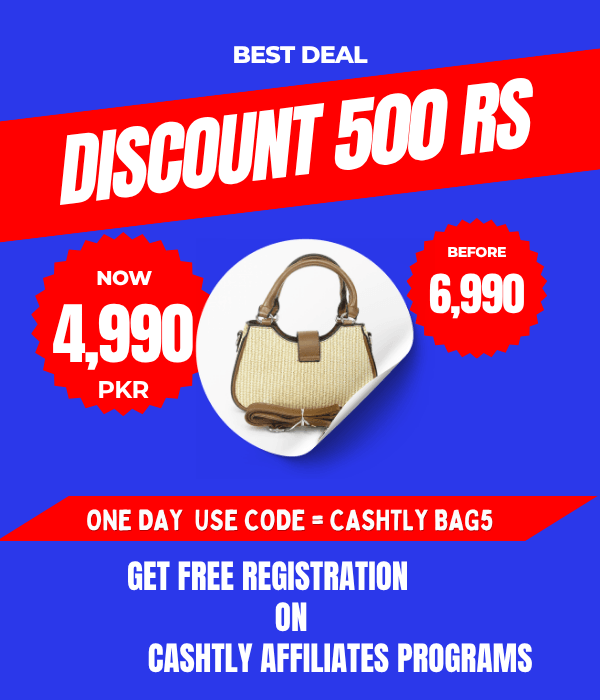 Shop Now & Get Rs 500 Discount Cashtly bag, offers,
