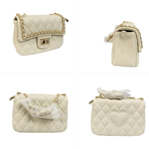 White Premium Leather Shoulder Bag, White Crossbody Bag for Women, Ladies White Handbag Pakistan, Women's Shoulder Bag Pakistan, Premium PU Leather Bag, Elegant White Purse,