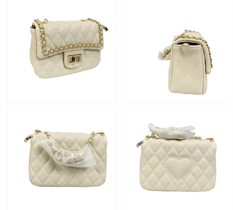 White Premium Leather Shoulder Bag, White Crossbody Bag for Women, Ladies White Handbag Pakistan, Women's Shoulder Bag Pakistan, Premium PU Leather Bag, Elegant White Purse,